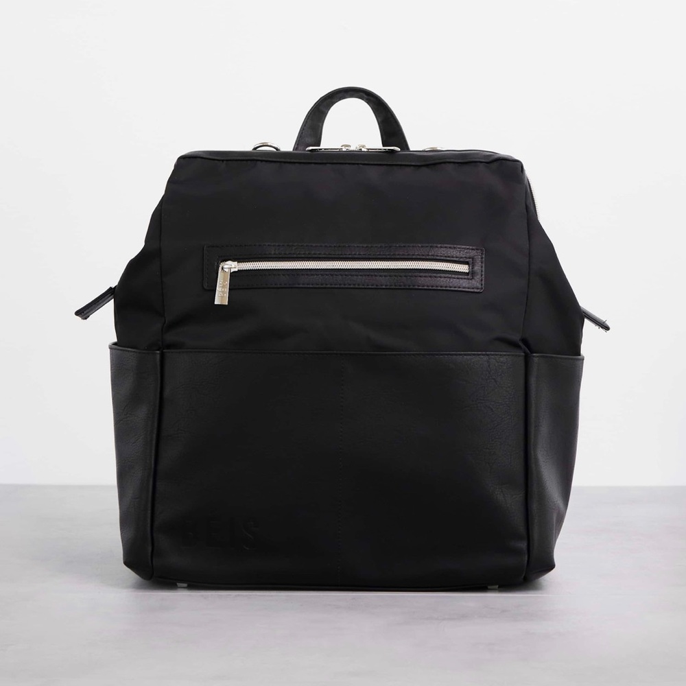 Beis Black Diaper Bag - Broken Zipper